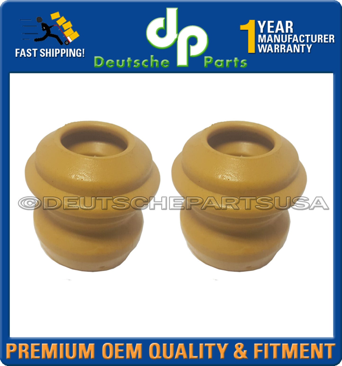 Porsche 986 Boxster FRONT REAR Strut Shock Mount Bump Stop Stops L+R Set 4