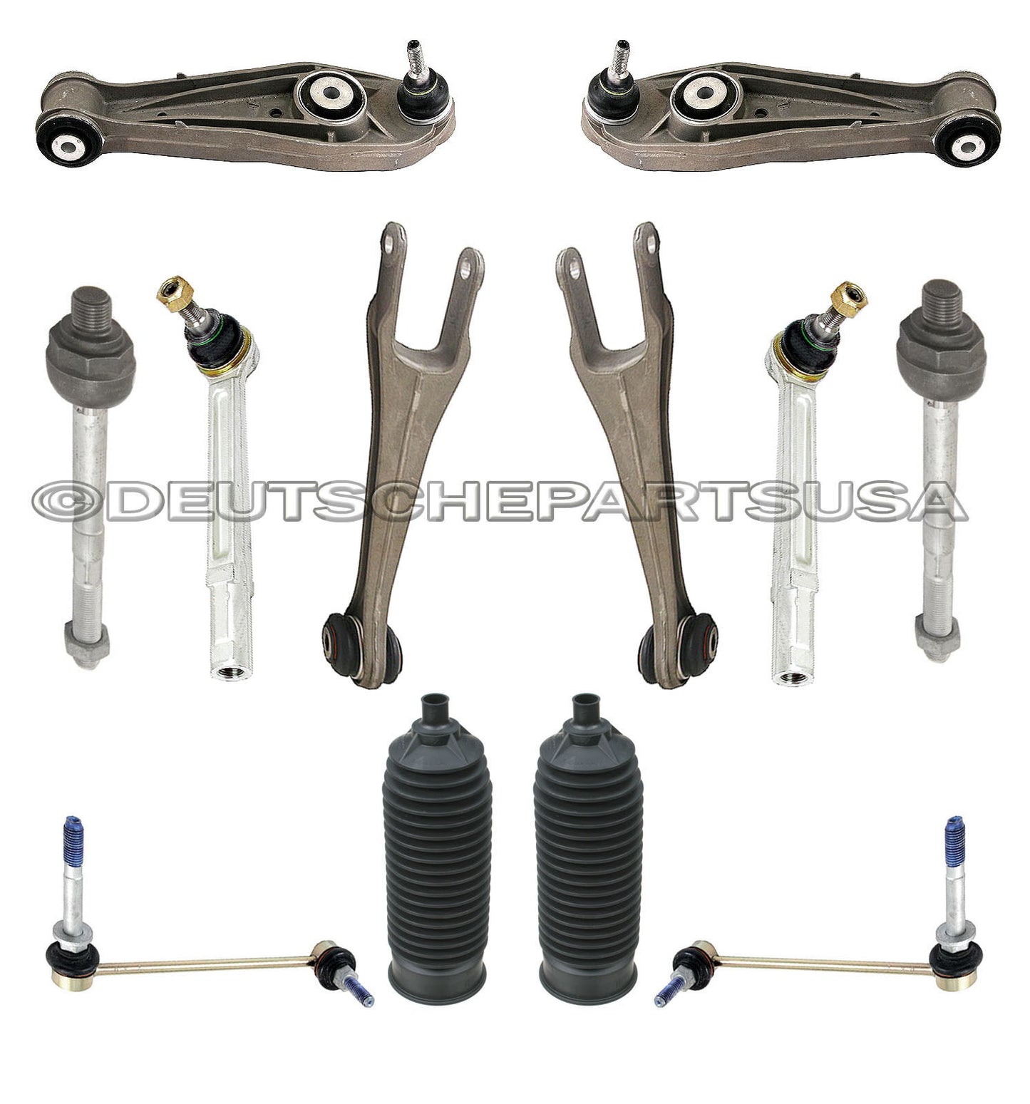 PORSCHE 986 BOXSTER Front + REAR Control Arm Arms Ball Joints SUSPENSION KIT 18