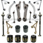 UPPER+LOWER CONTROL ARMS BALL JOINTS BUSHING TOE LINK TIE ROD JAGUAR VANDEN PLAS