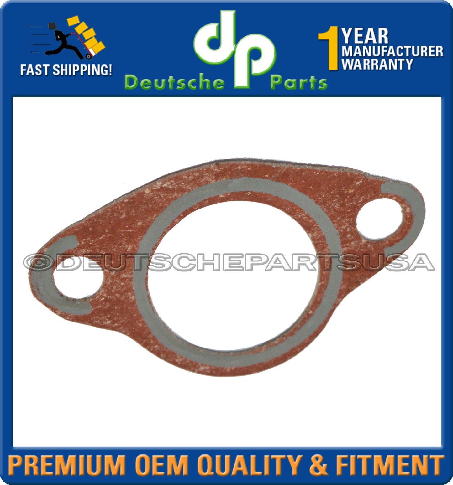 Porsche 924 944 Gasket for Water Hose Flange on Cylinder Head 944 104 311 06