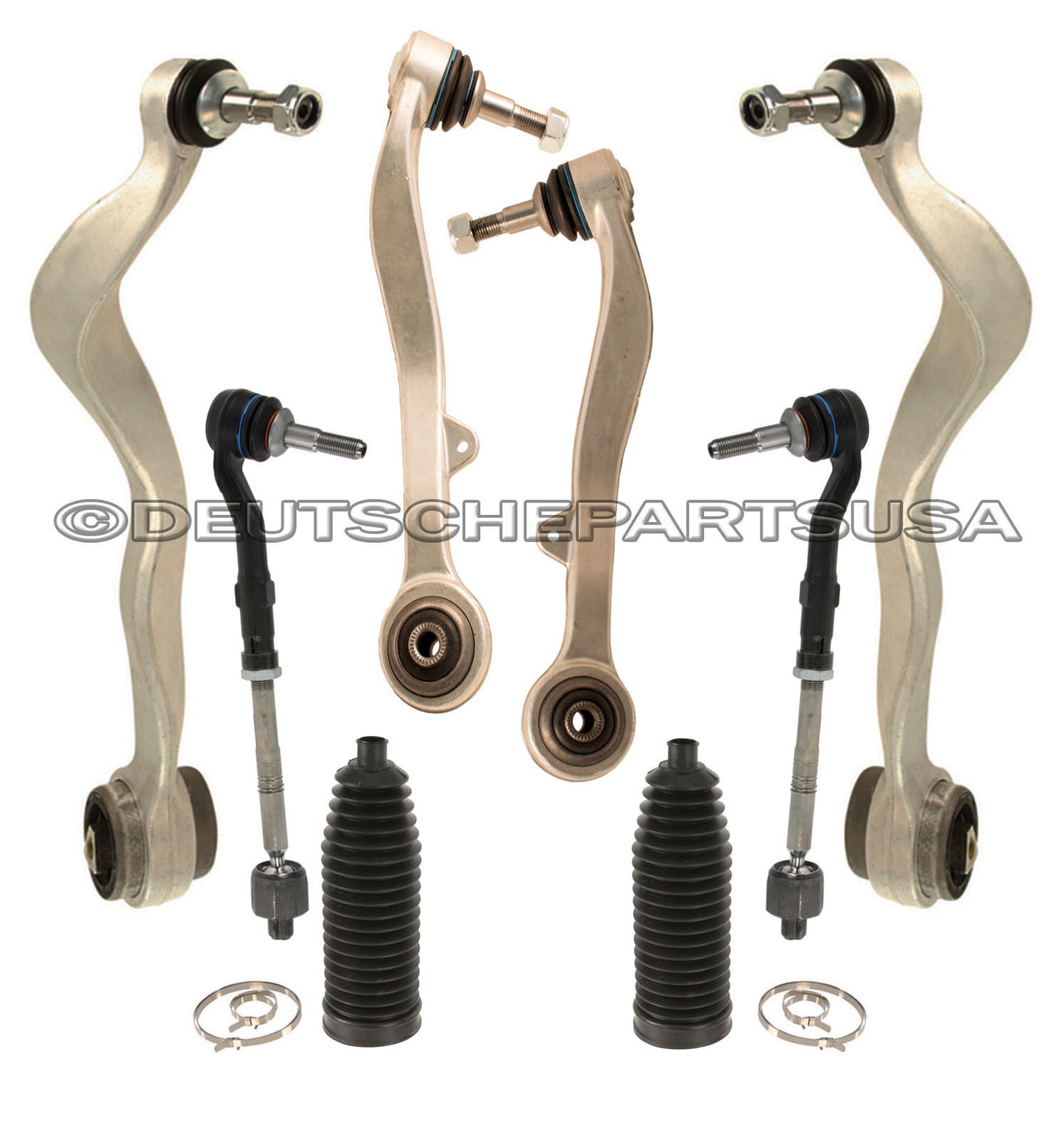 FRONT CONTROL THRUST Arm ARMS BALL JOINTS Tie Rods BMW E63 E64 Suspension Kit 10