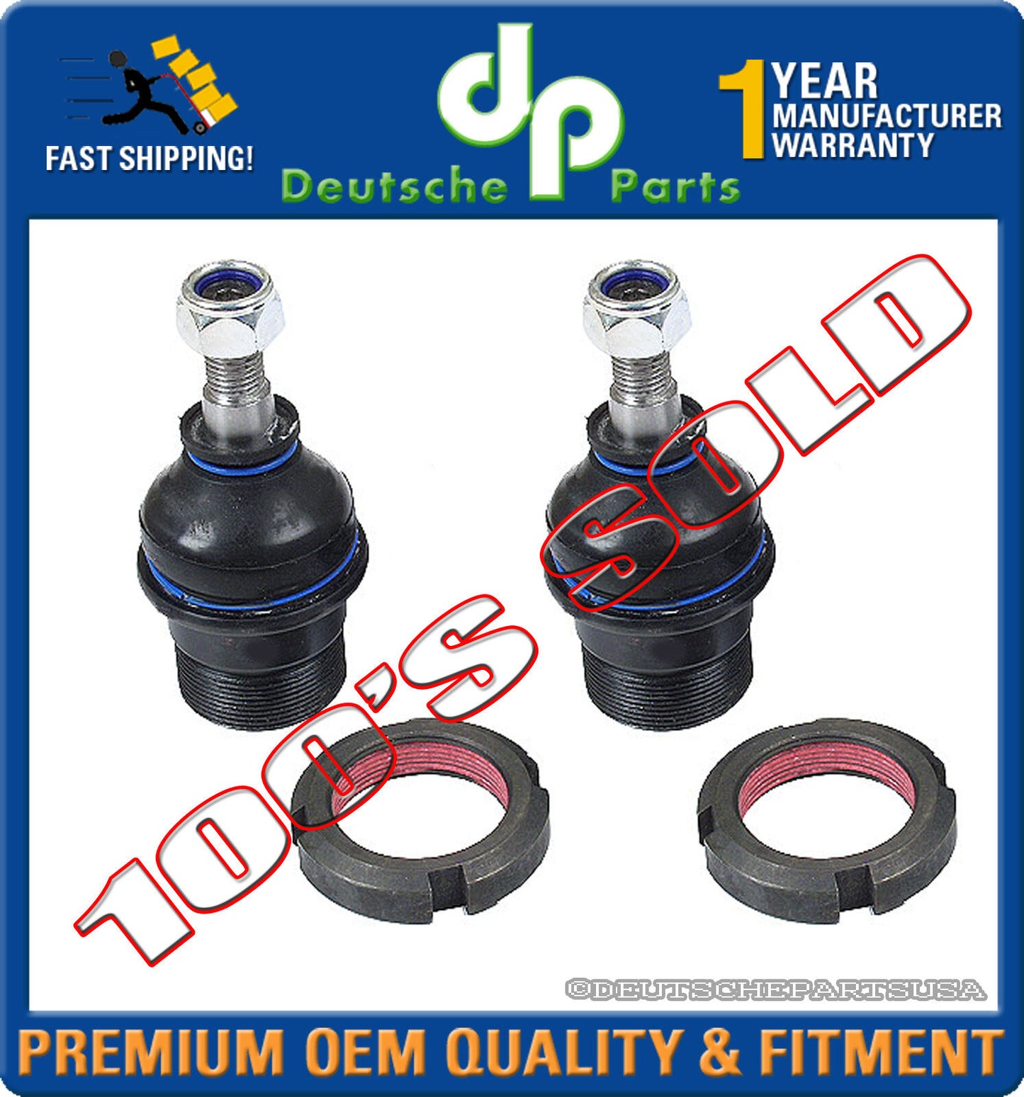 Mercedes W163 LOWER Front Ball Joint Joints L + R 1633300135 163 330 01 35 SET 2