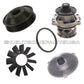 WATER PUMP PULLEY FAN BLADE CLUTCH KIT for BMW E39 520i 523i 97 98 99 2000 01 02