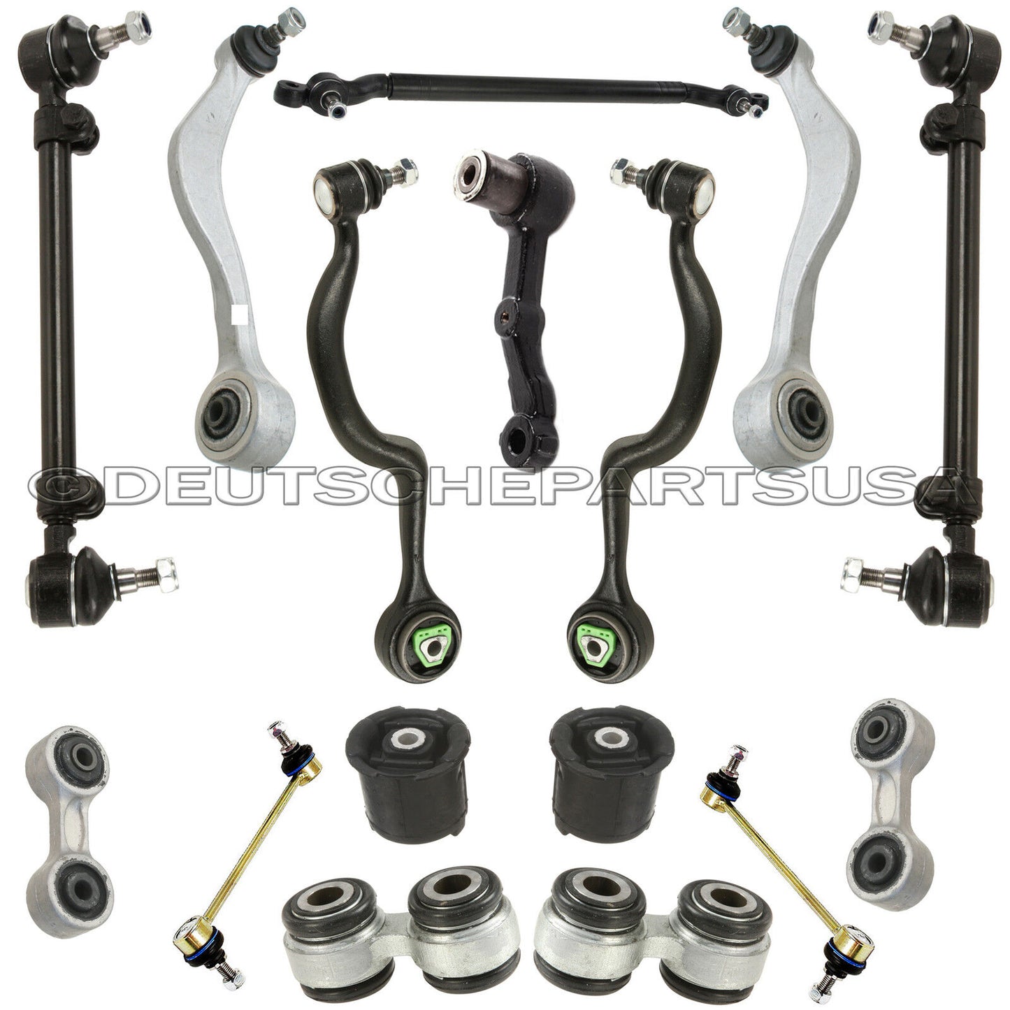 FRONT REAR Control Arm BALL JOINT JOINTS Tie Rod Kit 16 for BMW E34 525i 535i