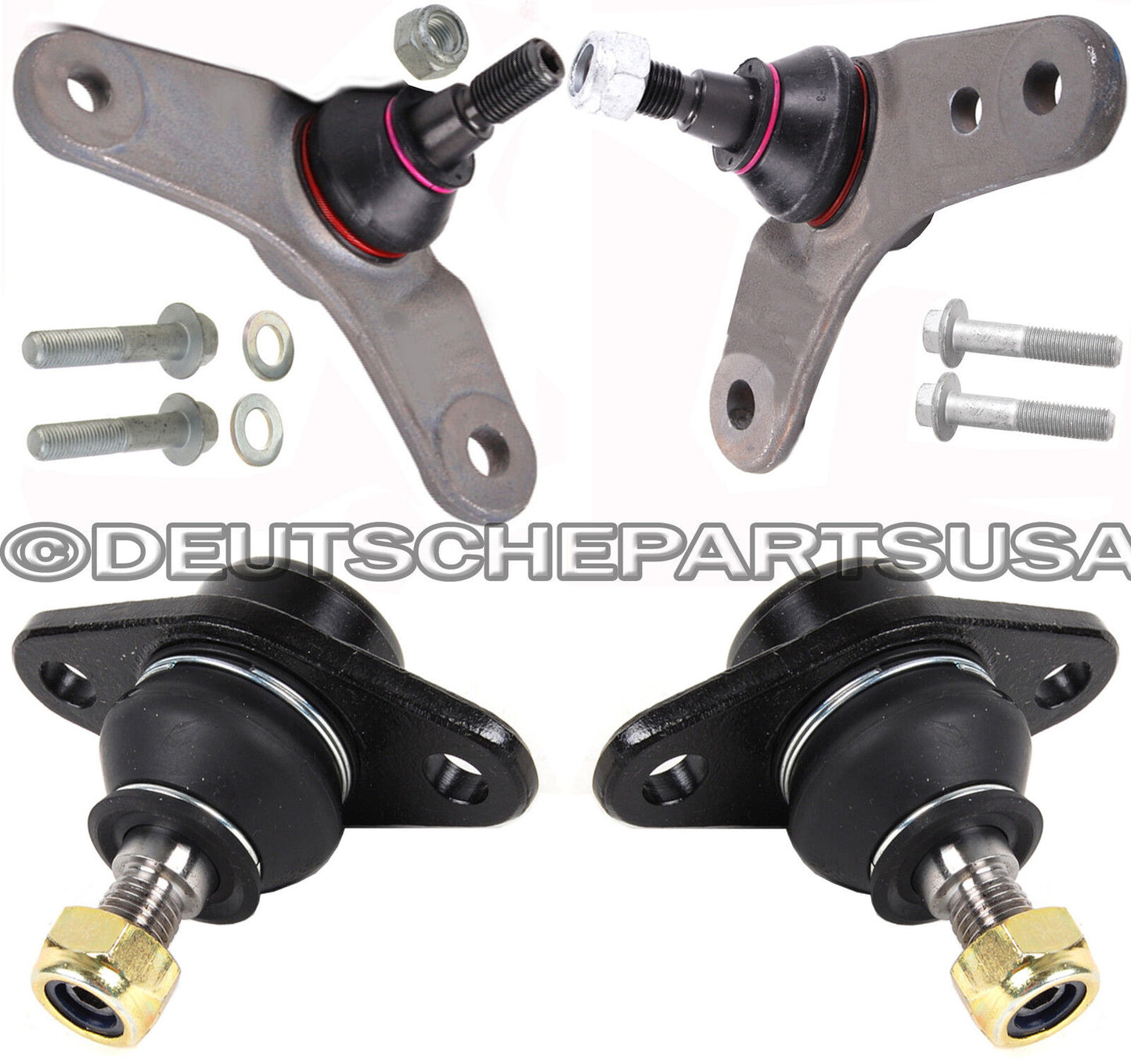 FRONT INNER + OUTER LEFT + RIGHT BALL JOINT JOINTS for MINI COOPER & S SET of 4