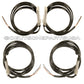 MERCEDES SPRINTER 2500 2 FRONT + 2 REAR ABS SPEED SENSOR 9015421117 9015421717