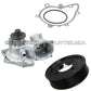 WATER PUMP W/ METAL IMPELLER + GASKET + ALUMINIUM PULLEY for BMW E38 E31 740i