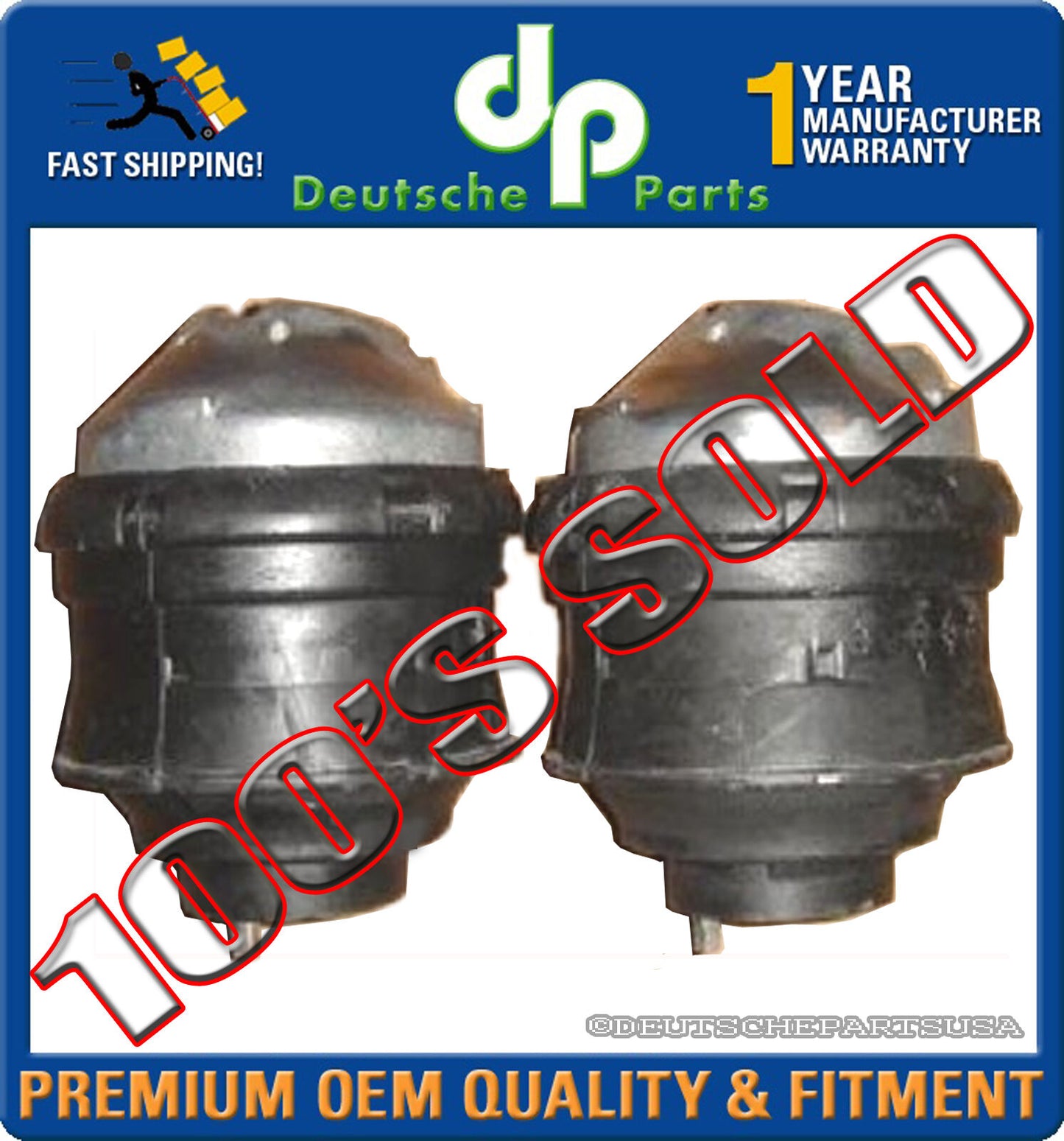 Mercedes W202 C220 C230 C280 HYDRAULIC Engine Motor Mount Mounts 2032400617 SET