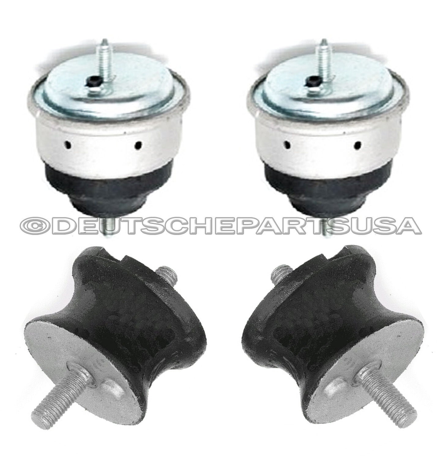 Engine Motor Transmission Mounts 4 SET 99 2000 01 02 03 04 05 for BMW E46 330D