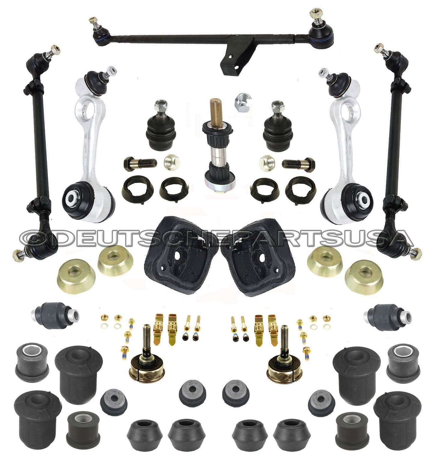 Mercedes W126 350SD 350SDL GUIDE TRACK Control Arms Engine Mount SUSPENSION KIT