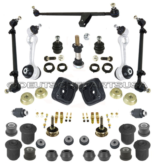 Mercedes W126 GUIDE TRACK Control Arm Arms Bushing Engine Mount SUSPENSION KIT