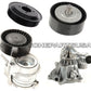 Water Pump + PULLEY + Belt Tensioner + Idler Pulley for BMW E65 E66 X5 V8 SET 5