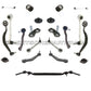 FRONT REAR CONTROL ARM ARMS BALL JOINT ENGINE STRUT MOUNT TIE ROD 24 for BMW E38