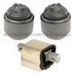 MERCEDES W211 W209 W203 HYDRAULIC ENGINE MOTOR TRANSMISSION MOUNT MOUNTS SET 3