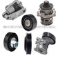 Water Pump Hydraulic Drive Belt Tensioner Pulleys A/C for BMW E36 E46 SET of 6