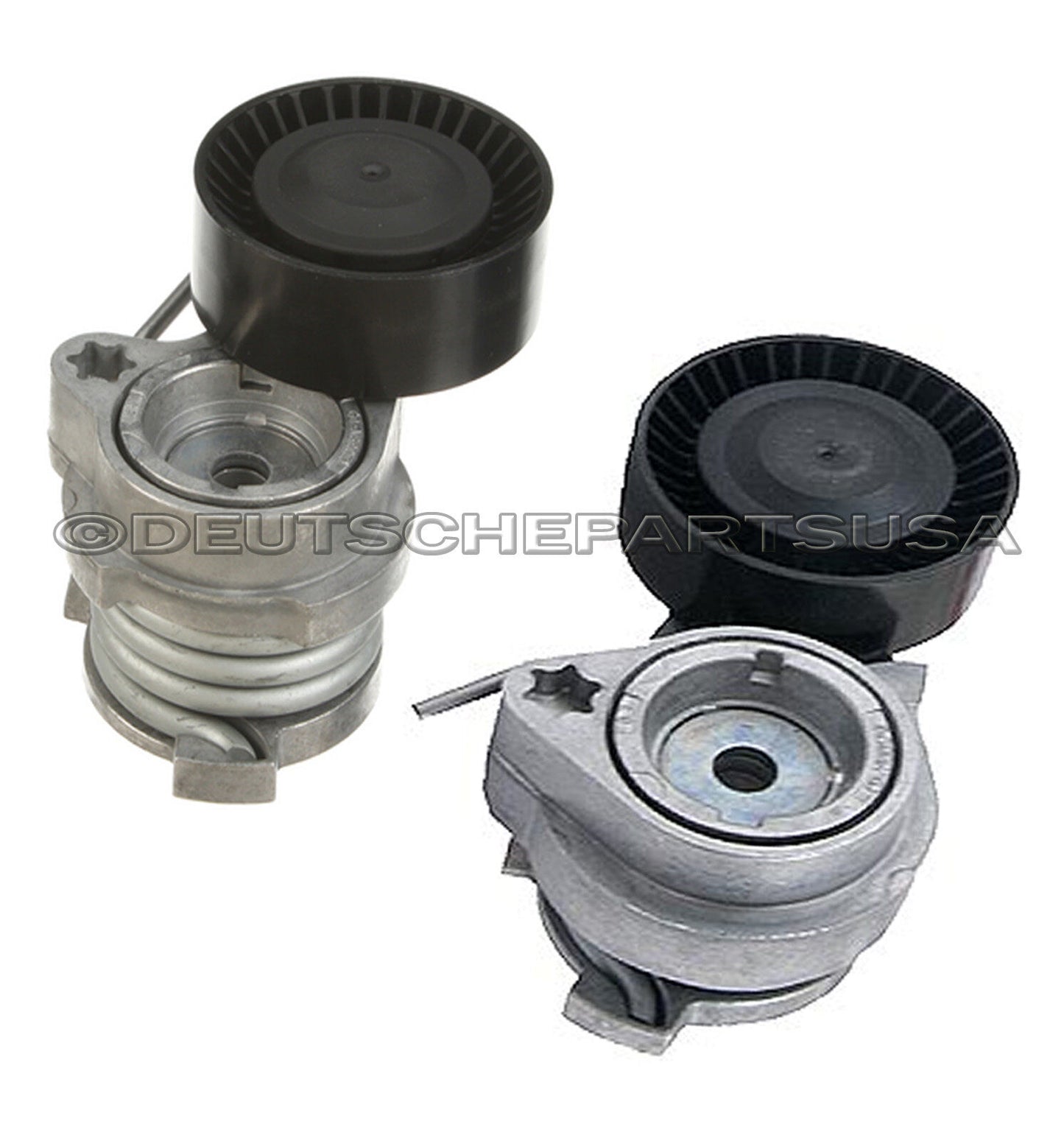 A/C Water Pump Compressor Belt Tensioner & PULLEY Set 2pc for BMW E53 E65 E66 X5
