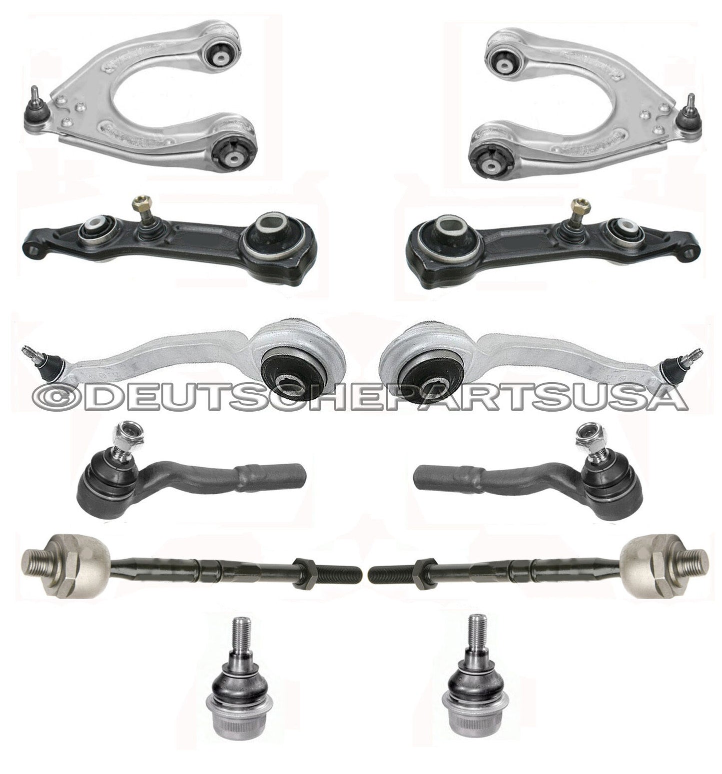 Mercedes W211 E320 E350 E500 Control Arms Ball Joint Joints inner Outer Tie Rods