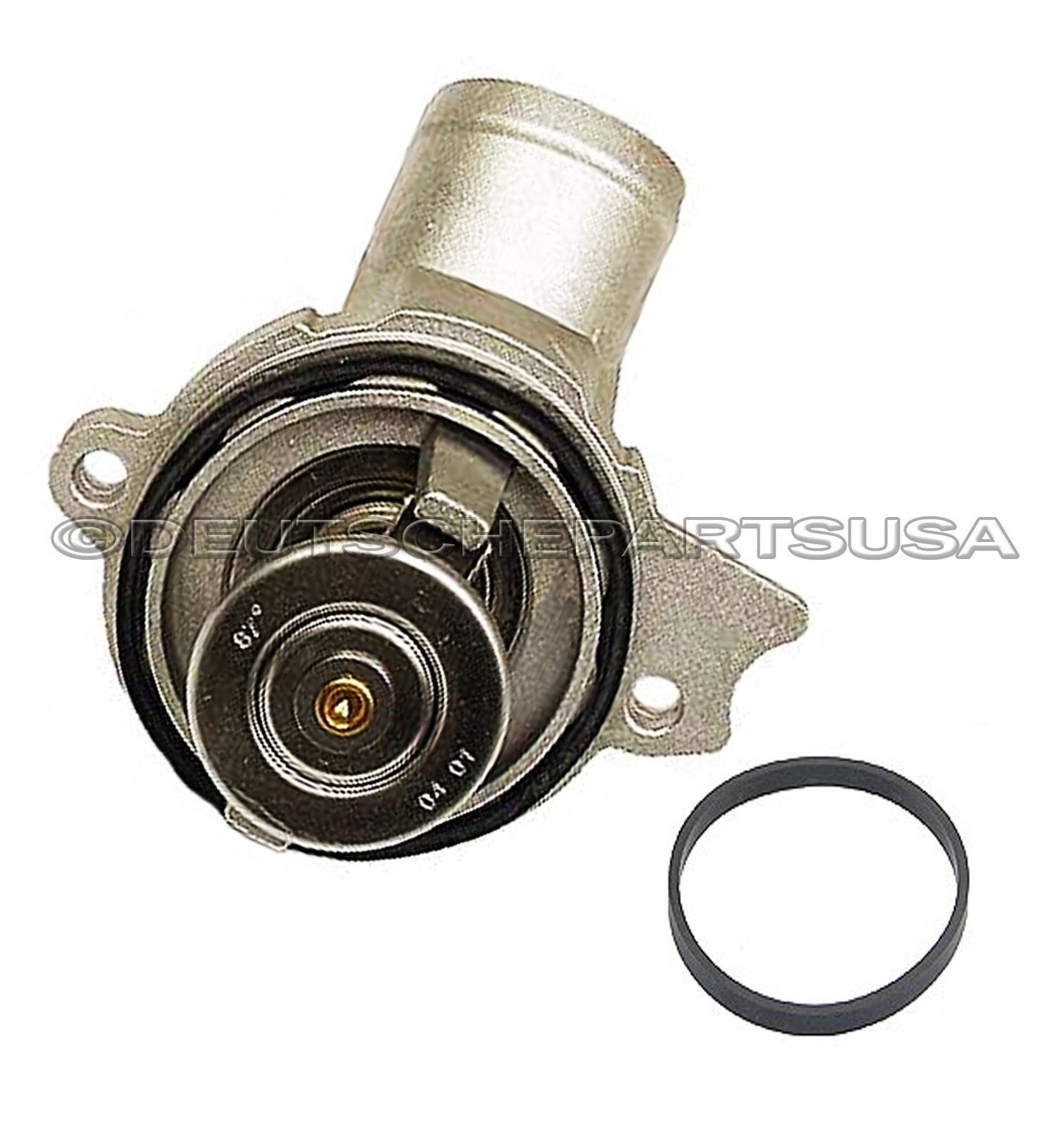 MERCEDES W220 W211 W210 W163 W203 COOLANT THERMOSTAT + COVER FLANGE # 1122030275