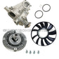 AUDI A4 A4 QUATTRO VW PASSAT 1.8 L4 WATER PUMP + FAN BLADE + FAN CLUTCH SET OF 3
