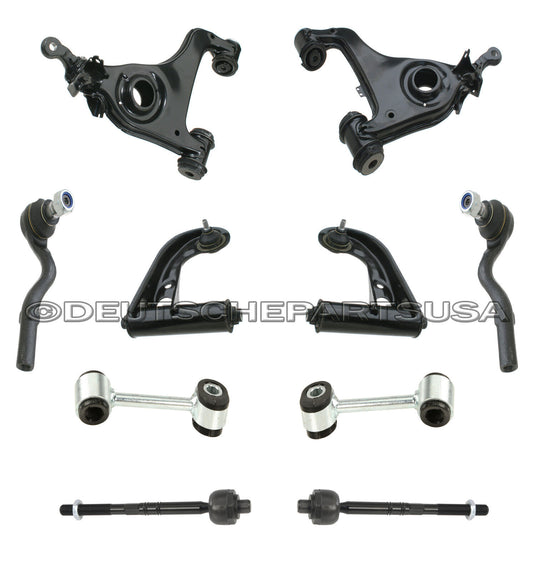 MERCEDES W210 E320 E300 E420 E430 E55 CONTROL ARM ARMS TIE ROD BALL JOINT KIT