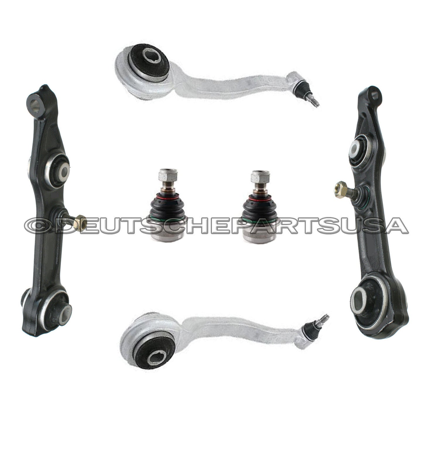 Mercedes W211 E CLS Front Left Right Lower Thrust Control Arm Arms Ball Joints 6