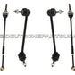 JAGUAR S-TYPE REAR SWAY STABILIZER BAR TORQUE TOE TIE ROD LINKS 1999-2002 SET 4