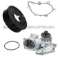 WATER PUMP W/ METAL IMPELLER + GASKET + ALUMINIUM PULLEY for BMW E38 E31 740i