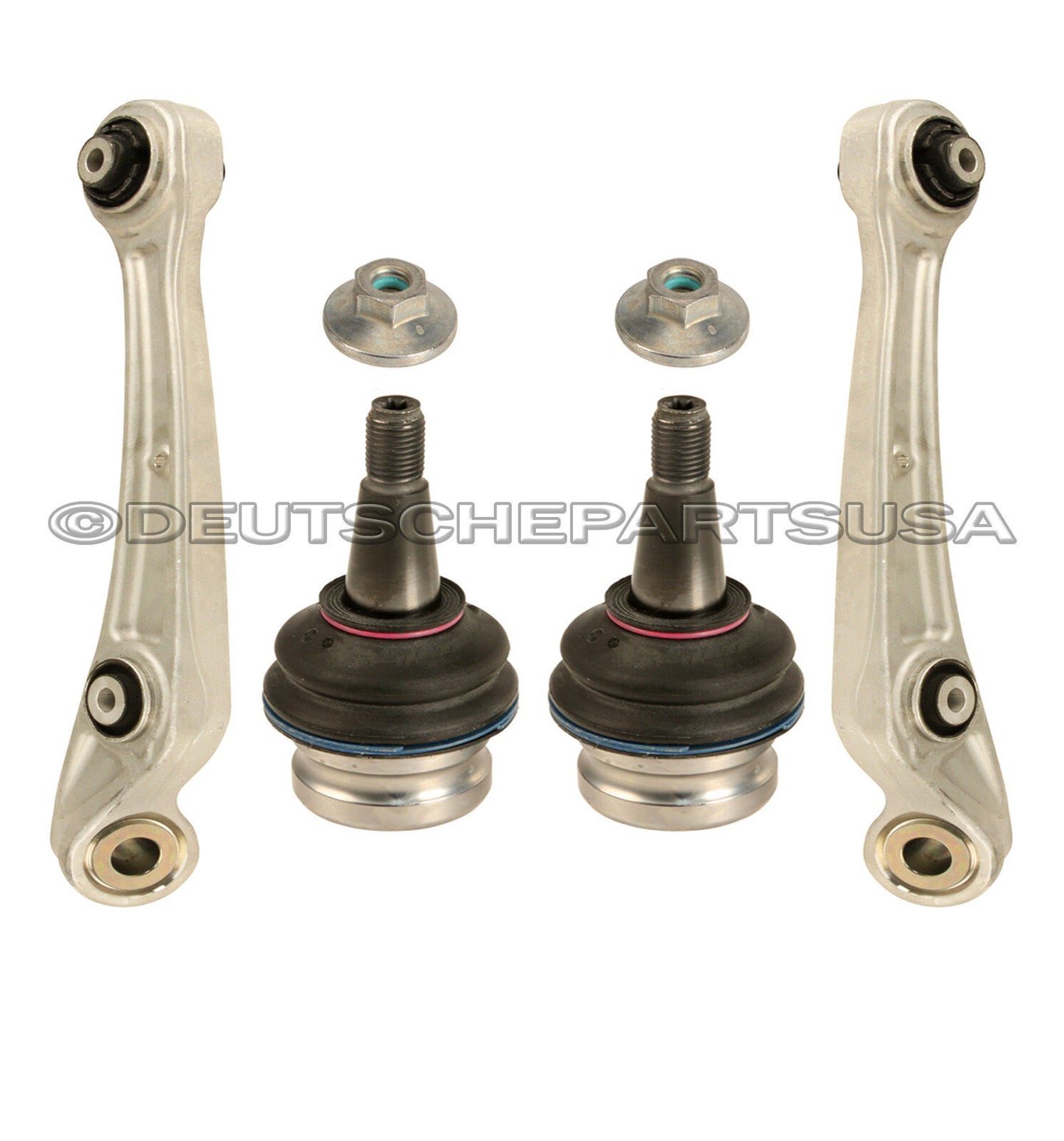 AUDI A4 A5 A7 FRONT LOWER FRONT CONTROL ARM ARMS BALL JOINT JOINTS SET OF 4