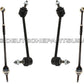 JAGUAR S-TYPE REAR SWAY STABILIZER BAR TORQUE TOE TIE ROD LINKS 1999-2002 SET 4