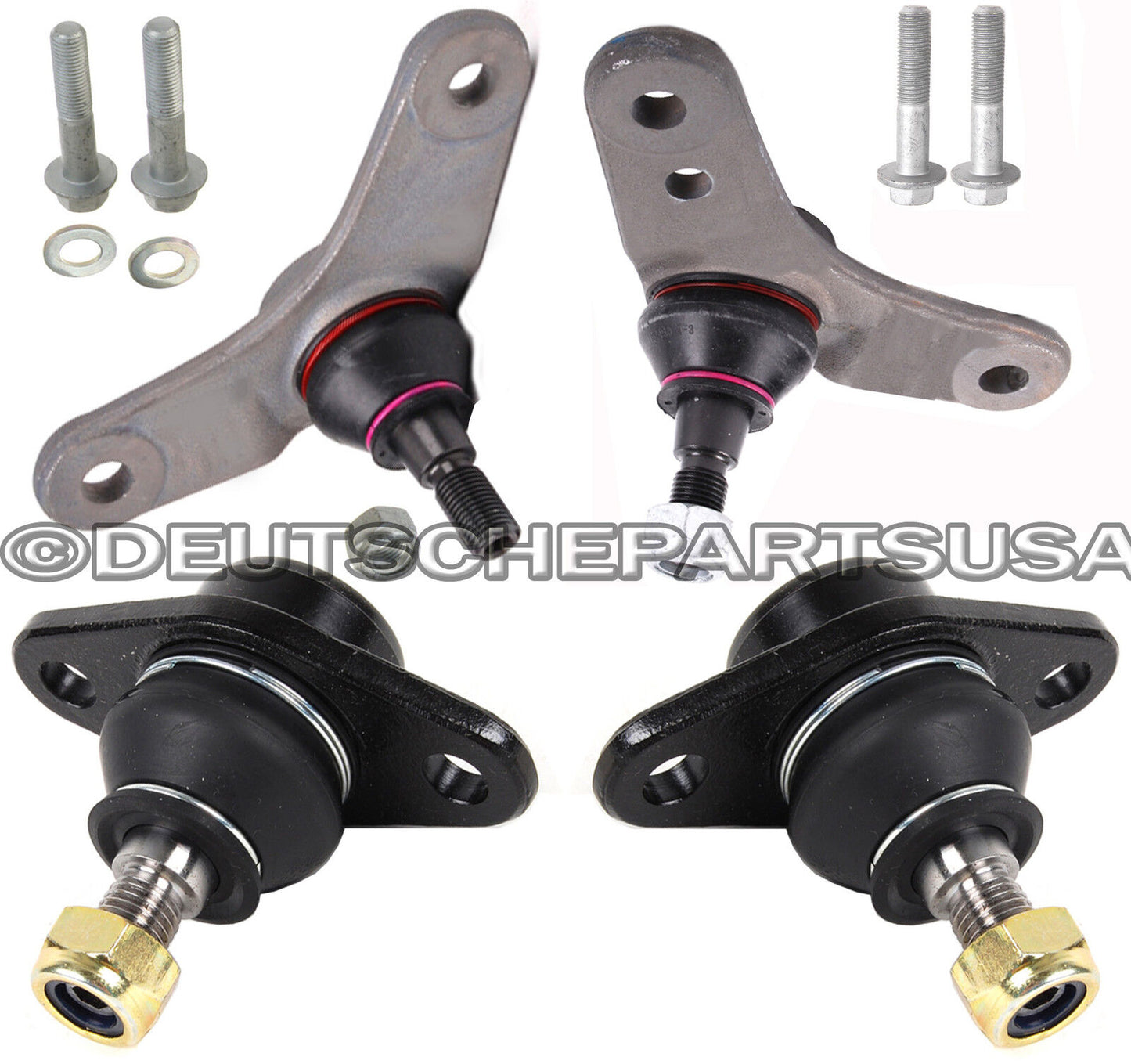 FRONT INNER + OUTER LEFT + RIGHT BALL JOINT JOINTS for MINI COOPER & S SET of 4