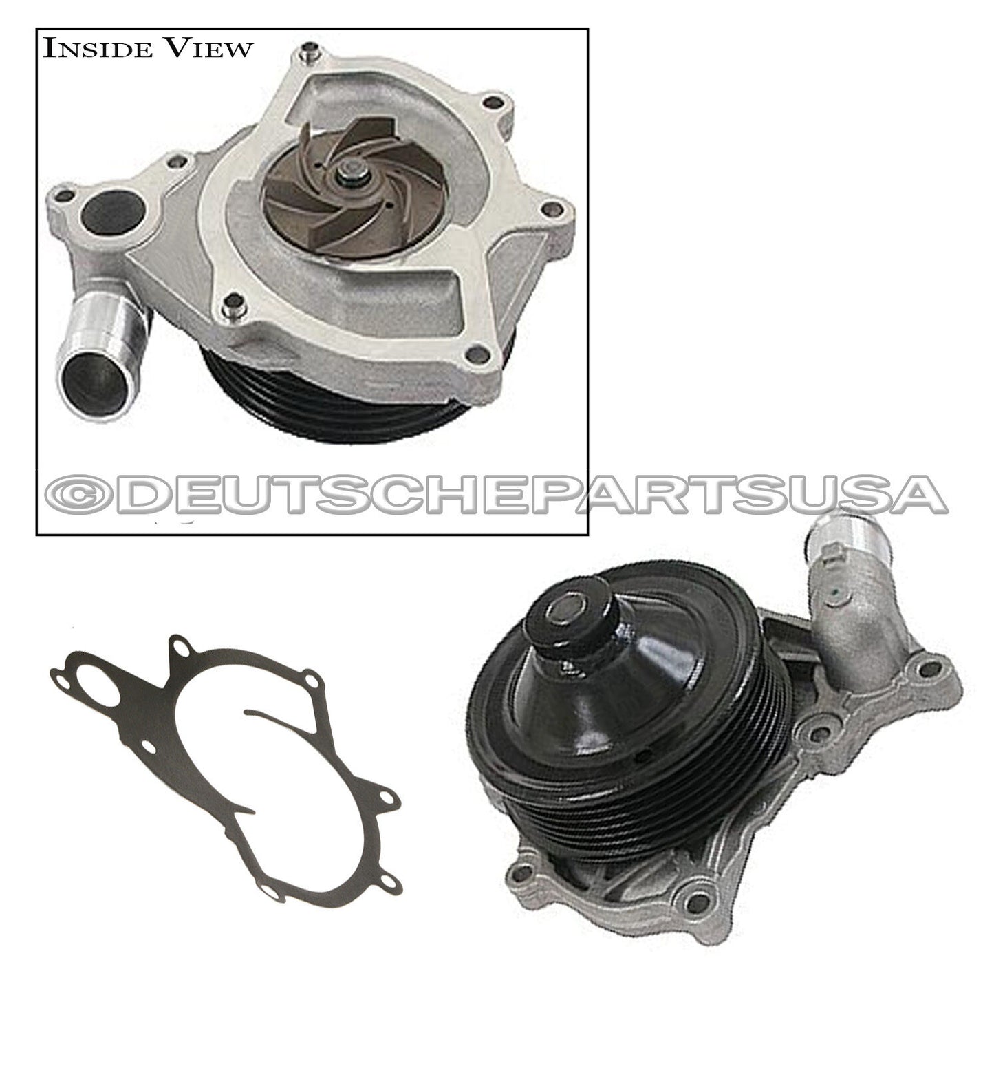 Porsche 986 BOXSTER 2.5 2.7 Water Pump METAL IMPELLER + GASKET 1996 99610601156
