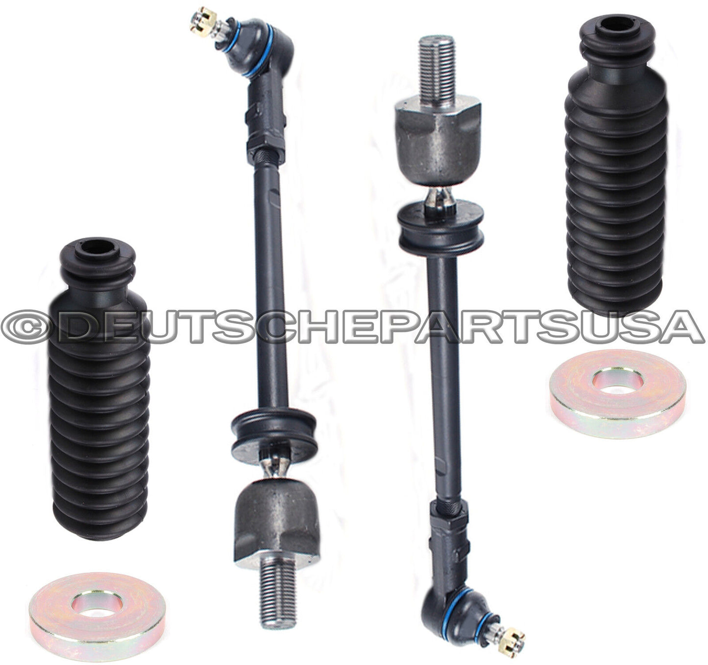Porsche 911 912 912E 914 930 Turbo Tie Rod Kit 93034703101 + 93034719102 SET 6