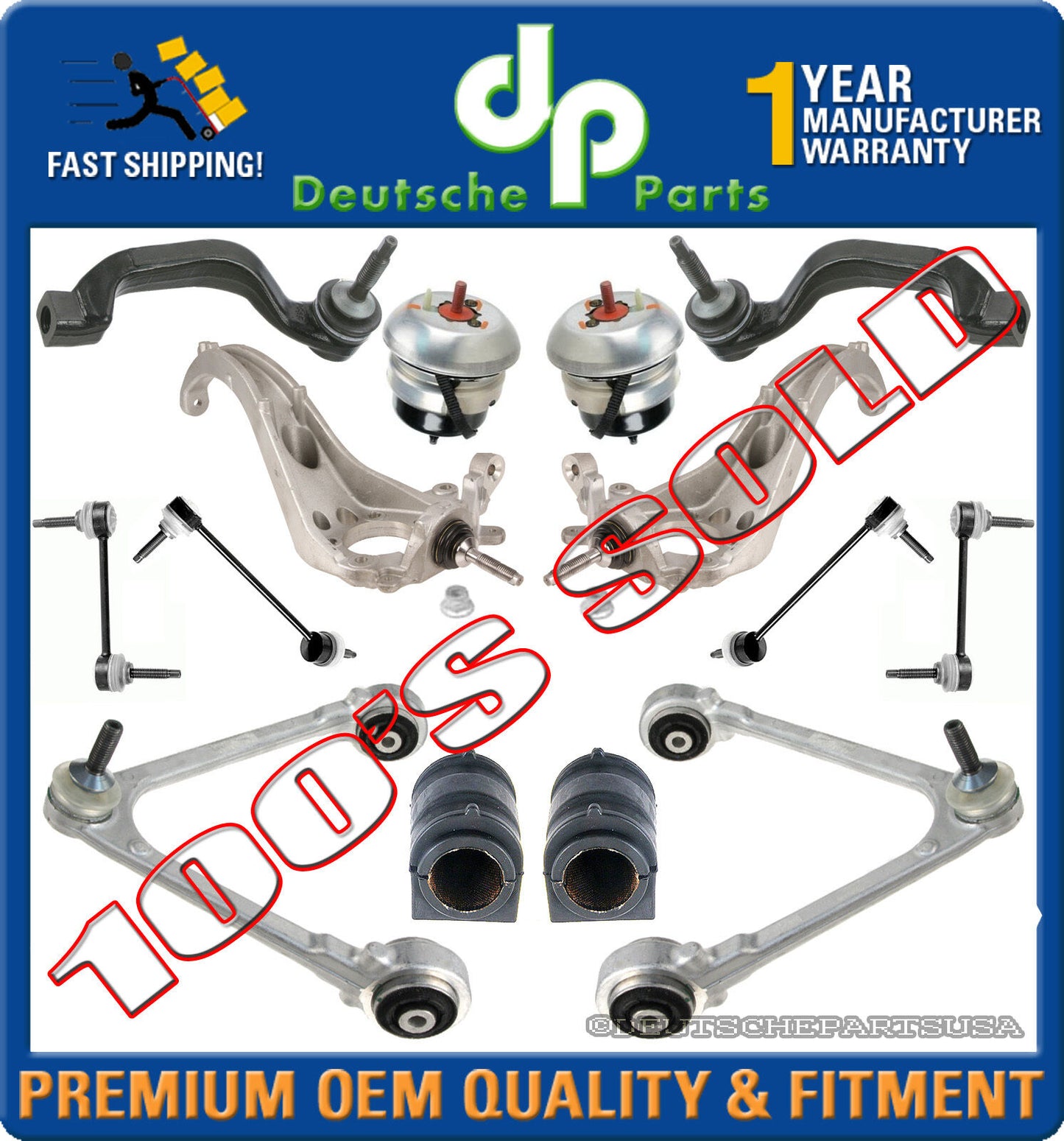 JAGUAR S TYPE CONTROL ARM Ball Joint Tie Rod Sway bar Link Bushing MOTOR MOUNT