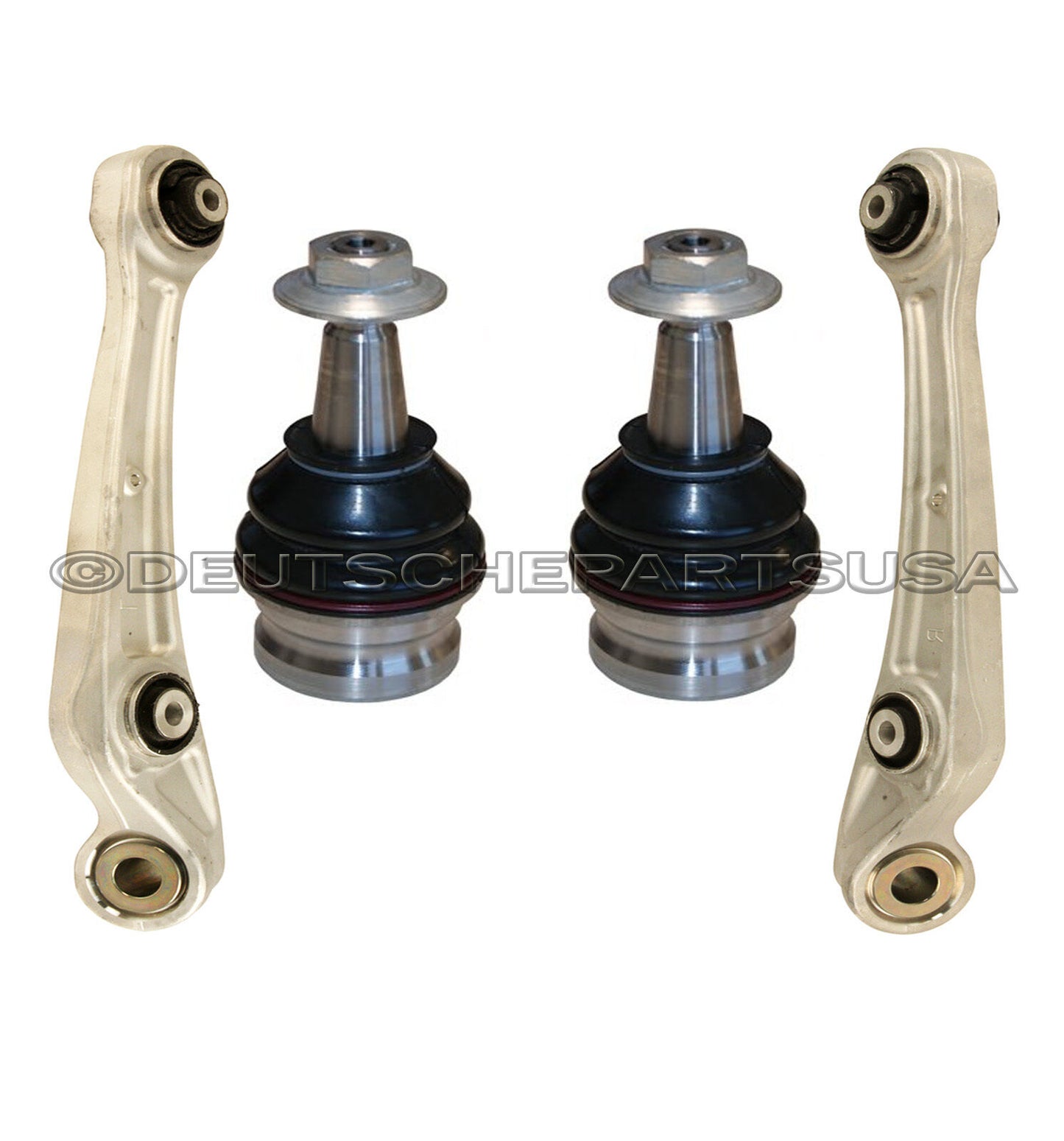 AUDI A4 A5 A6 A7 Q5 FRONT LOWER FRONT CONTROL ARM ARMS BALL JOINT JOINTS SET 4