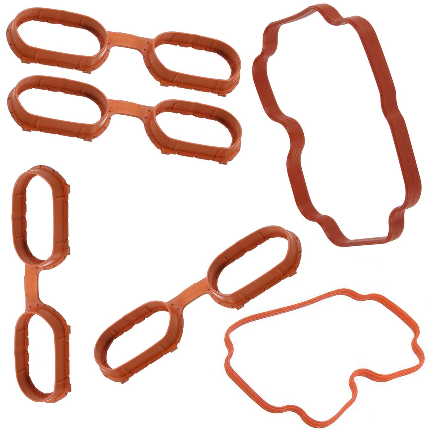 LAND ROVER RANGE ROVER Intake Engine Manifold Cover Gasket Gaskets Seal SET 6 pc