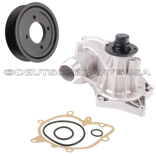 WATER PUMP METAL IMPELLER GASKET ALUMINIUM PULLEY KIT for BMW E32 E34 540i 740i