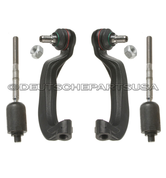 MERCEDES W220 4MATIC 4-MATIC INNER OUTER STEERING TIE ROD RODS LEFT+RIGHT KIT 4