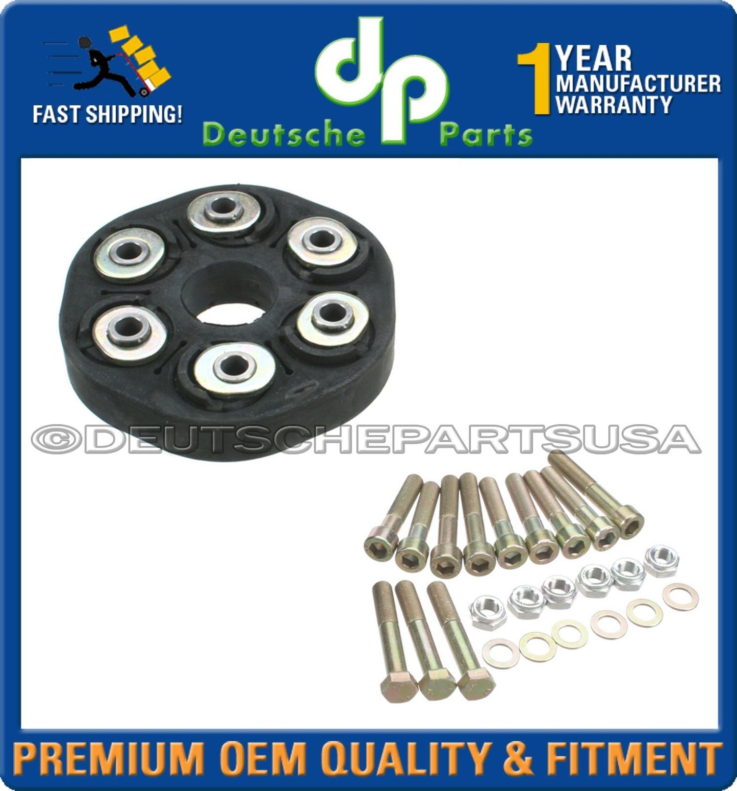 MERCEDES Benz W210 E300 Genuine Driveshaft Front Flex Disc Joint Kit 2104101315