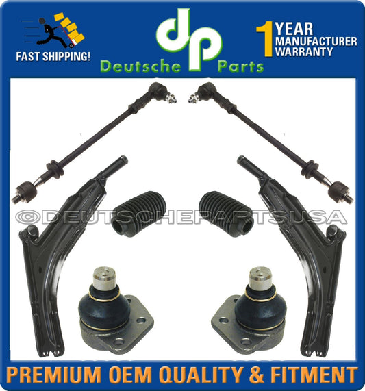 PORSCHE 924S 924 S Control Arm Arms Ball Joint Joints Tie Rods 171407153D 8pcs