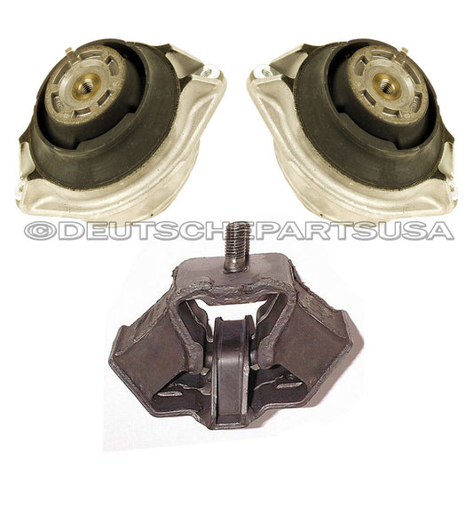 Mercedes R129 SL320 SL500 300SL 500SL Engine Motor Transmission Mount Mounts 3