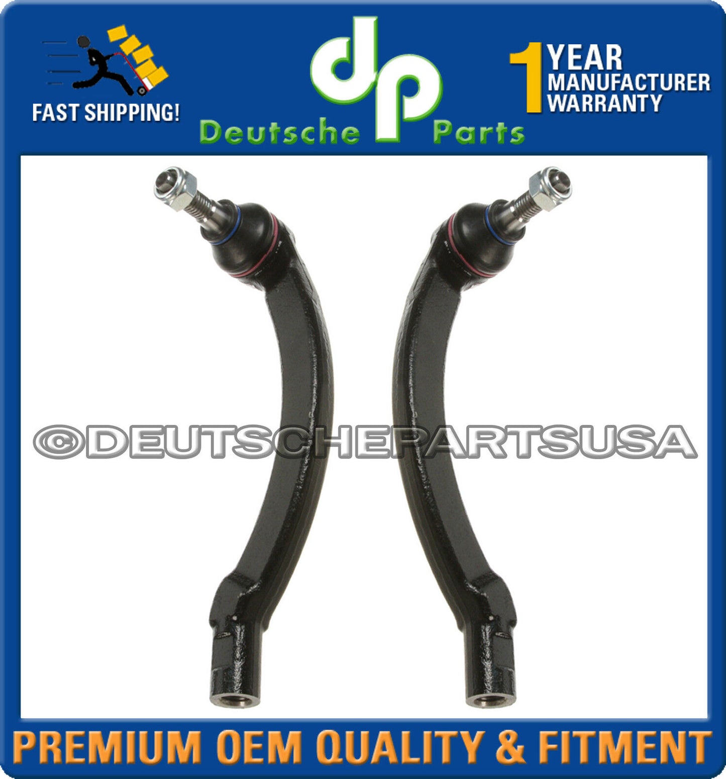 VOLVO S80 2.8 2.9 2.0 Outer Tie Rod Rods End Ends 1999 272417 + 272416 PAIR L+R