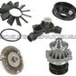 WATER PUMP + PULLEY + FAN CLUTCH + BLADE + THERMOSTAT COOLING for BMW E46 X5 Z3