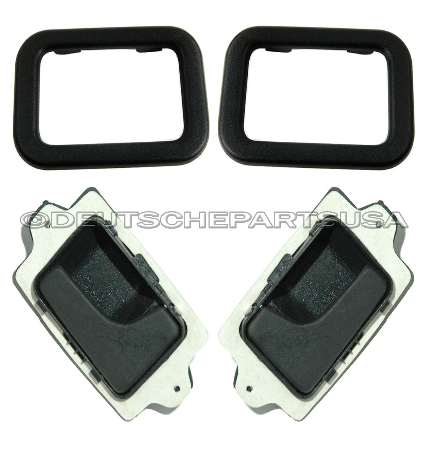 BMW INTERIOR DOOR HANDLE + TRIM 51211926306 + 51211926305 + 2x 51211876043 SET 4