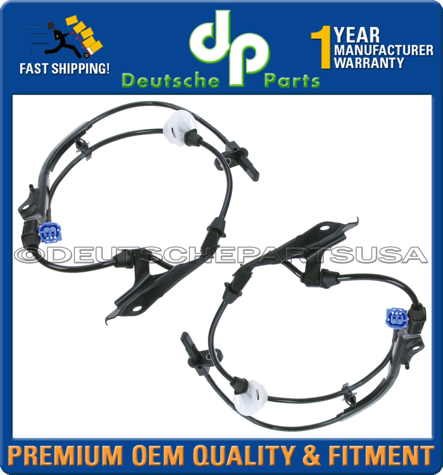 HONDA ACCORD ABS WHEEL SPEED SENSOR FRONT LEFT + RIGHT 57450SDAA02 + 57455SDAA02