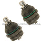 PORSCHE 911 912 Lower Control Arm Arms Ball Joint Joints Bushing NUT PIN Set 8