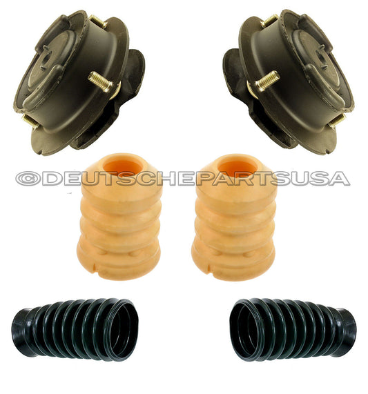 MERCEDES W124 E300 300D 260E STRUT SHOCK MOUNT MOUNTS BUMP STOP BOOT BELLOW KIT