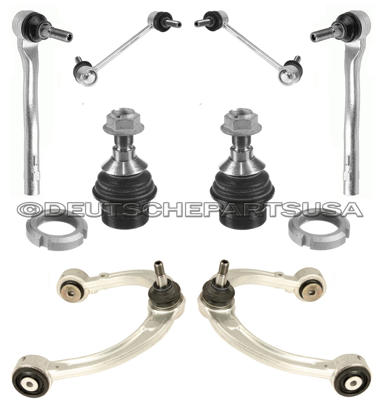 Mercedes X164 GL320 CDI FRONT REAR Control Arms Ball Jt SUSPENSION Kit 30pc 2006