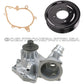 WATER PUMP METAL IMPELLER, GASKET & ALUMINIUM PULLEY for BMW E31 E38 540i X5 Z8