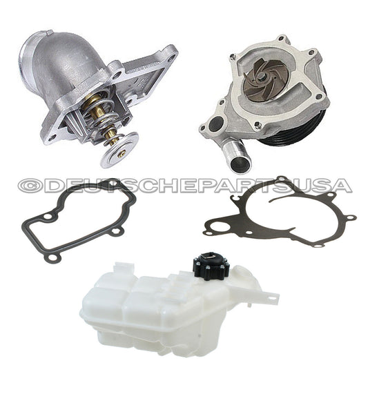 Porsche 996 911 ENGINE WATER PUMP + THERMOSTAT + COOLANT EXPANSION TANK SET 5