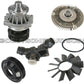 WATER PUMP + PULLEY + FAN CLUTCH + BLADE + THERMOSTAT COOLING for BMW E46 X5 Z3